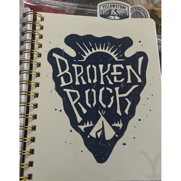 YELLOWSTONE SPIRAL BOUND TABBED JOURNAL BOOK 96 sheets BETH DUTTON, NEW - Picture 5 of 8